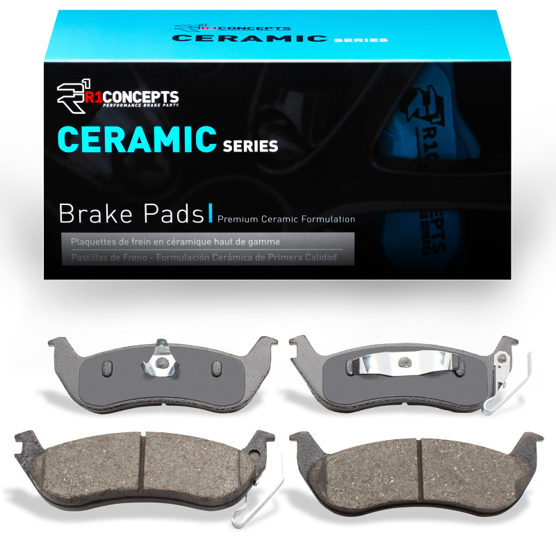 Ford Crown Victoria Brake Pads - Rear - R1 Concepts - Ceramic - `03-`11